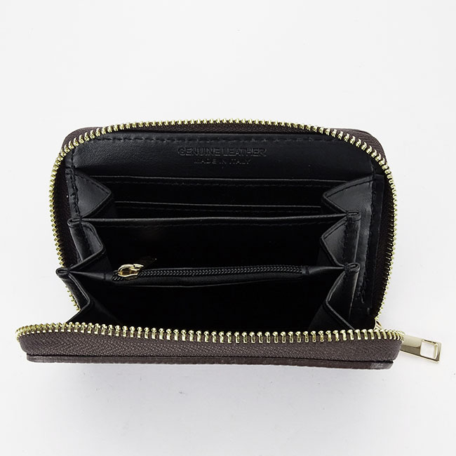 Portofel mic cafeniu din piele naturala 8912 07 [6]