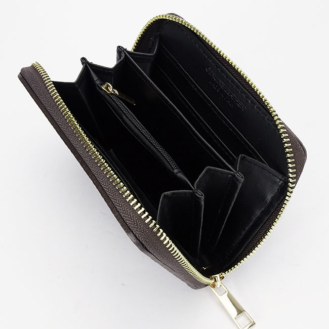 Portofel mic cafeniu din piele naturala 8912 07 [5]