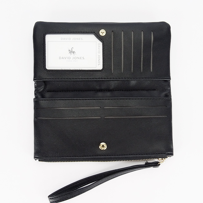 Portofel negru David Jones Paris P159-1 05 [6]