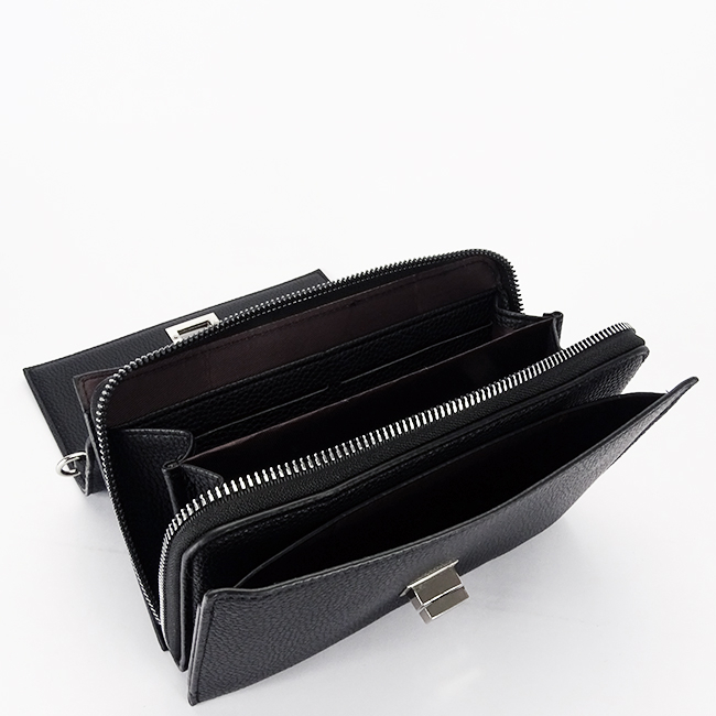 Portofel negru tip geanta Flora&CO F5003 14 [8]