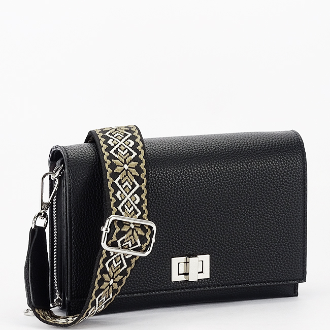 Portofel negru tip geanta Flora&CO F5003 14 [3]