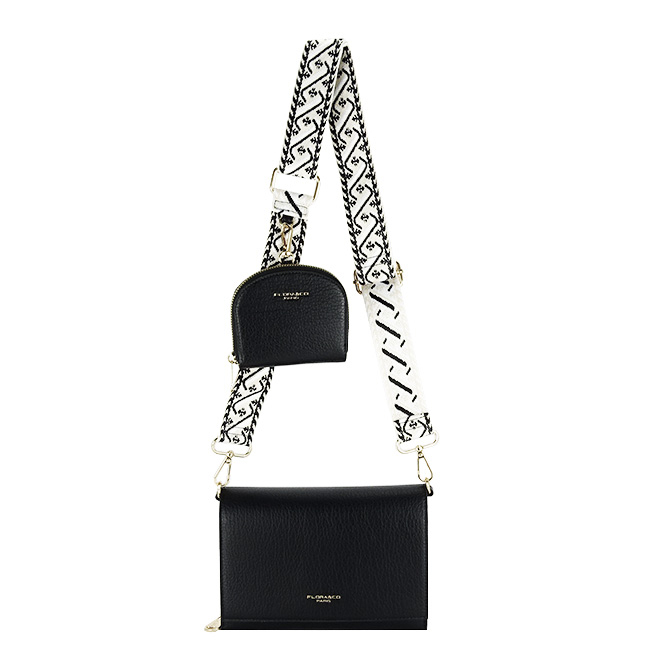Portofel negru tip geanta Flora&CO F5008 14 [5]