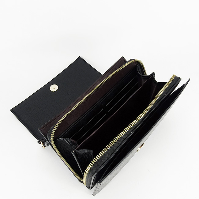 Portofel negru tip geanta Flora&CO F5008 14 [8]