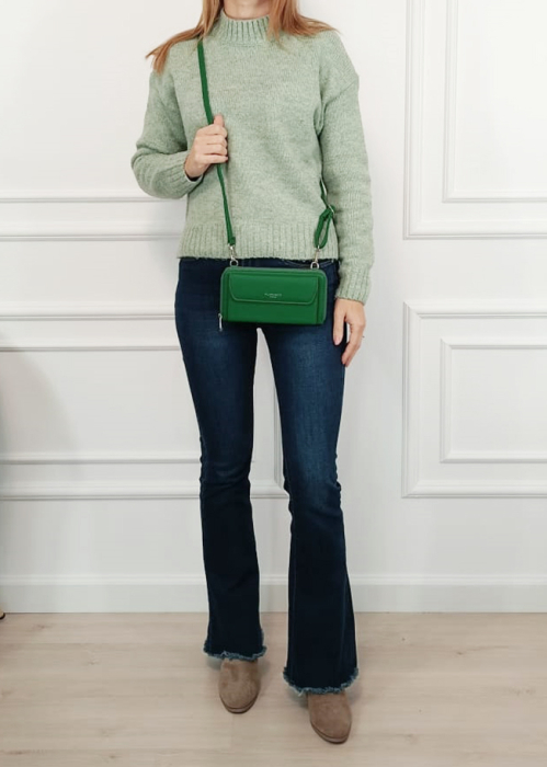 Portofel si port telefon verde H6017A 07 [2]