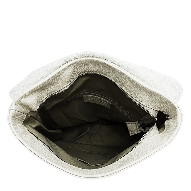 Rucsac 2 in 1 alb din piele naturala 5974-28 M11 [7]