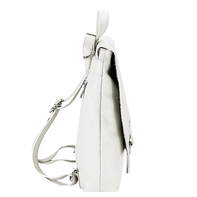 Rucsac 2 in 1 alb din piele naturala 5974-28 M11 [4]