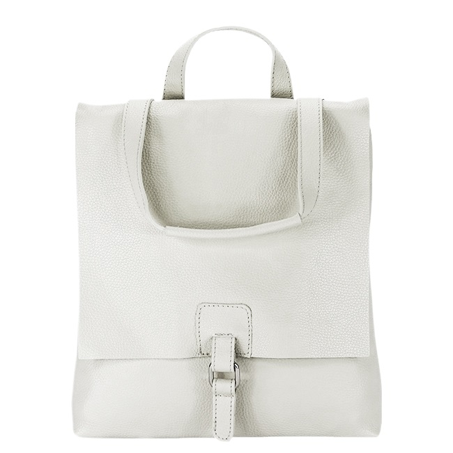 Rucsac 2 in 1 alb din piele naturala 5974-28 M11 [2]