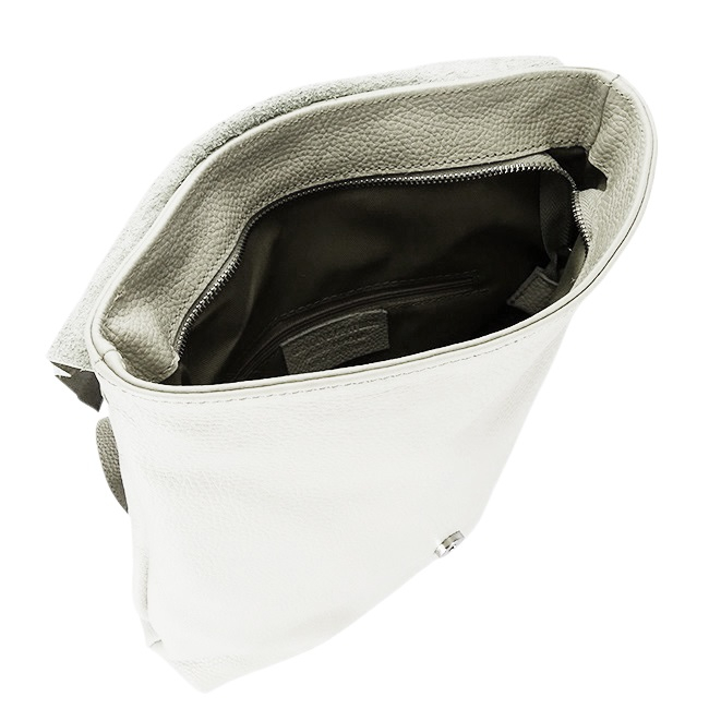 Rucsac 2 in 1 alb din piele naturala 5974-28 M11 [8]