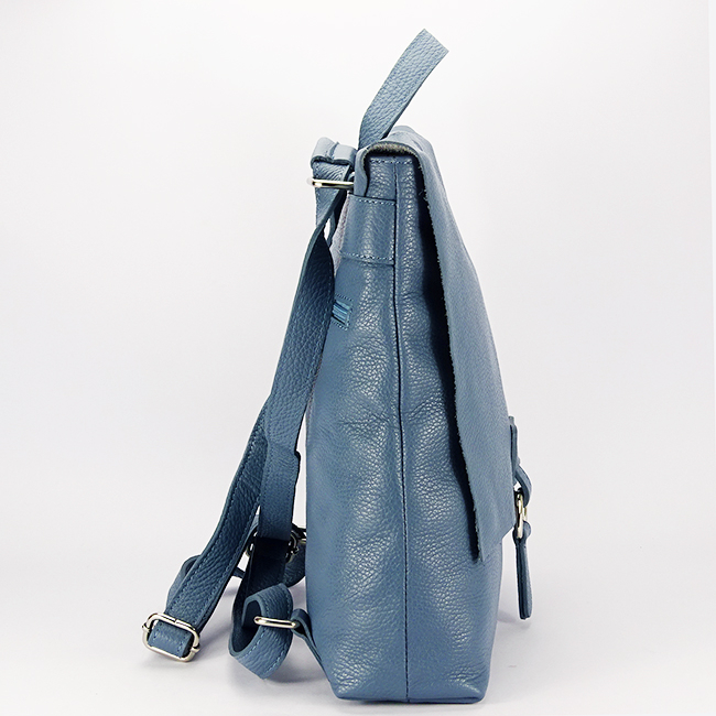 Rucsac 2 in 1 albastru din piele naturala 59741-28 122 [4]