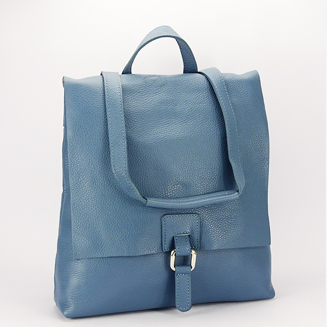 Rucsac 2 in 1 albastru din piele naturala 59741-28 122 [3]