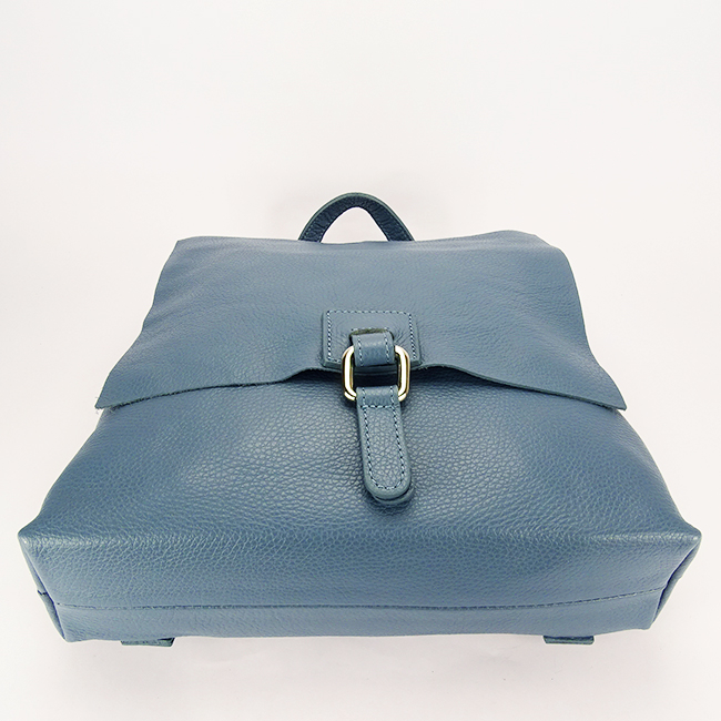 Rucsac 2 in 1 albastru din piele naturala 59741-28 122 [6]