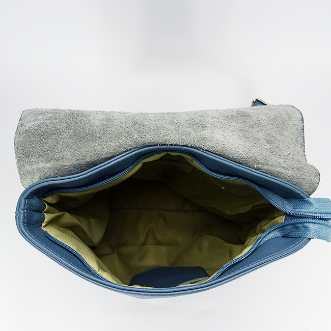 Rucsac 2 in 1 albastru din piele naturala 59741-28 122 [7]