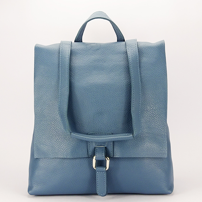 Rucsac 2 in 1 albastru din piele naturala 59741-28 122 [2]