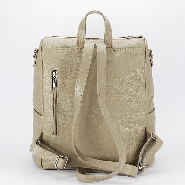 Rucsac 2 in 1 bej din piele naturala 873 124 [5]