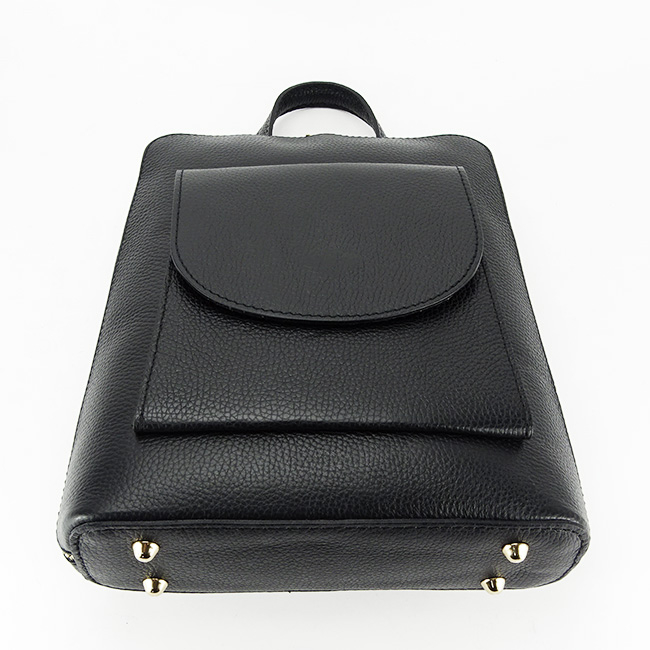 Rucsac 2 in 1 din piele naturala 8933 122 Negru [6]