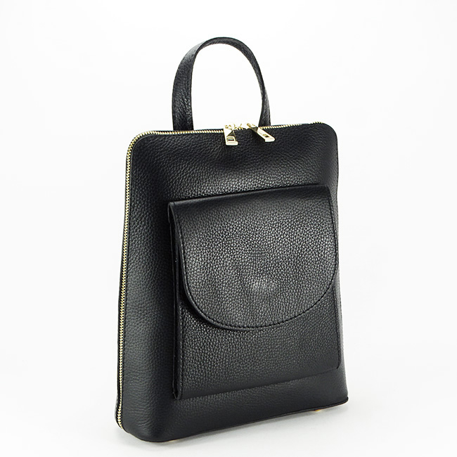Rucsac 2 in 1 din piele naturala 8933 122 Negru [2]