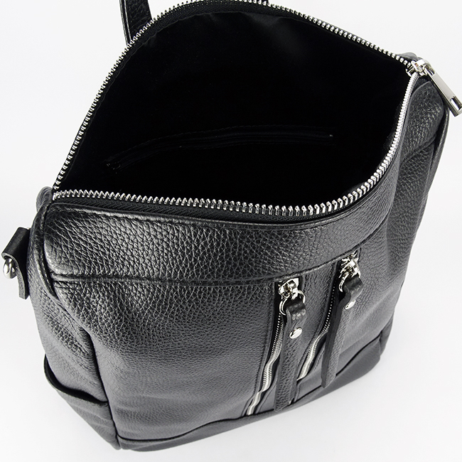 Rucsac 2 in 1 negru din piele naturala 873 124 [7]