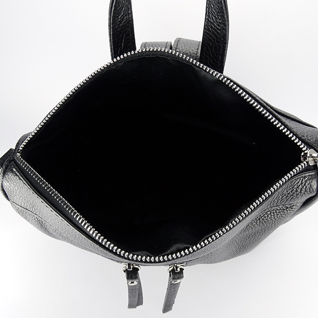 Rucsac 2 in 1 negru din piele naturala 873 124 [8]