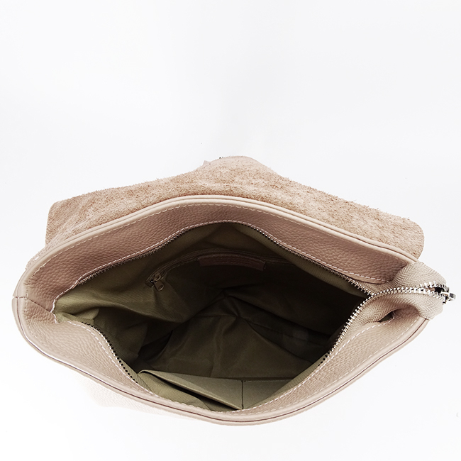 Rucsac 2 in 1 roz din piele naturala 5974-28 M11 [7]