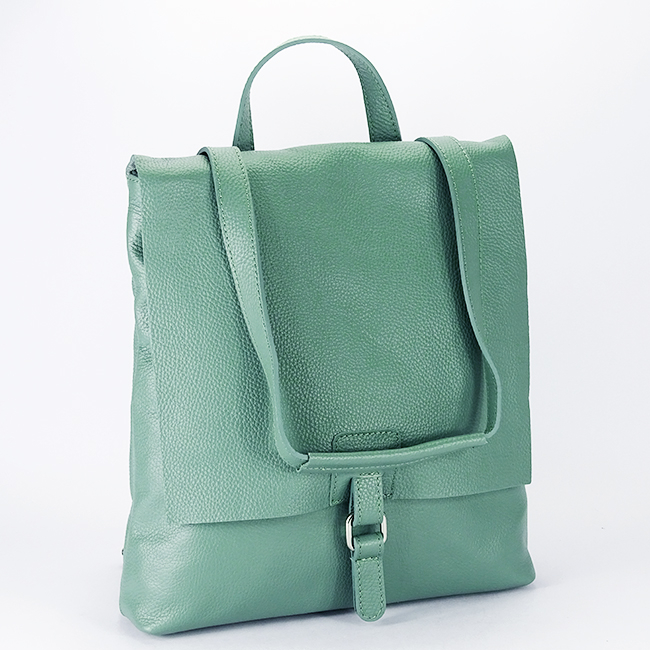 Rucsac 2 in 1 verde menta din piele naturala 5974-28 M11 [3]
