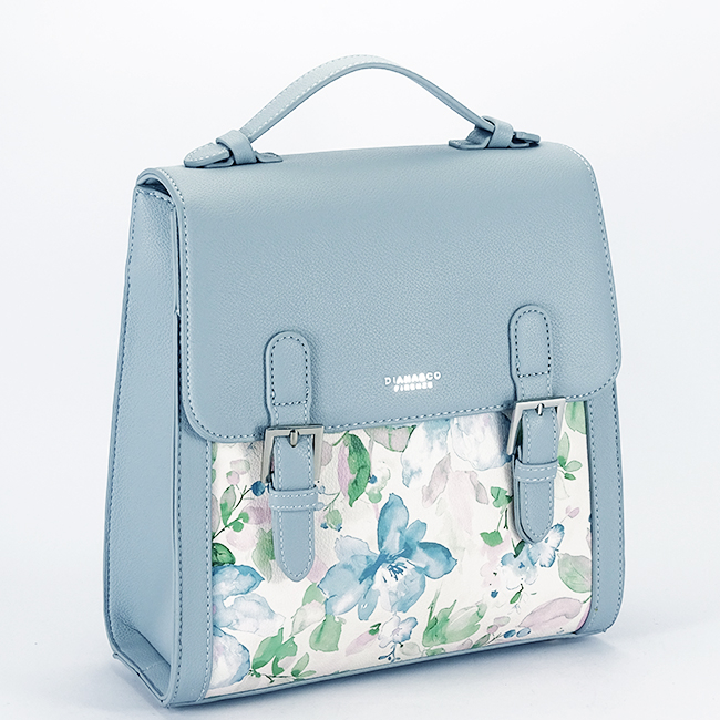 Rucsac albastru deschis cu imprimeu floral DHJ731-3 M11 [2]