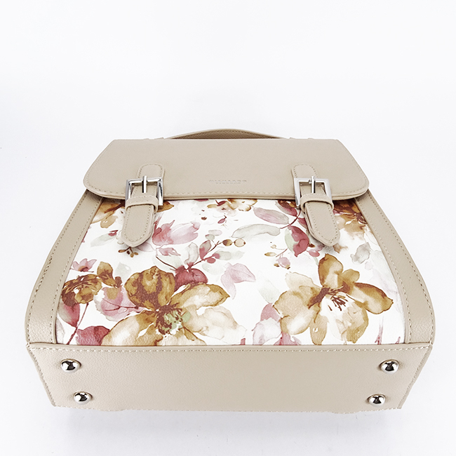 Rucsac bej cu imprimeu floral DHJ731-3 M11 [5]