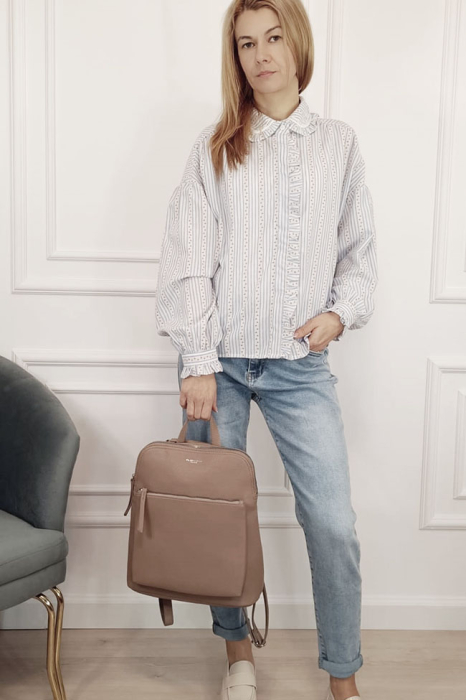 Rucsac bej taupe 2 in 1 Flora&CO F6780 119 [3]