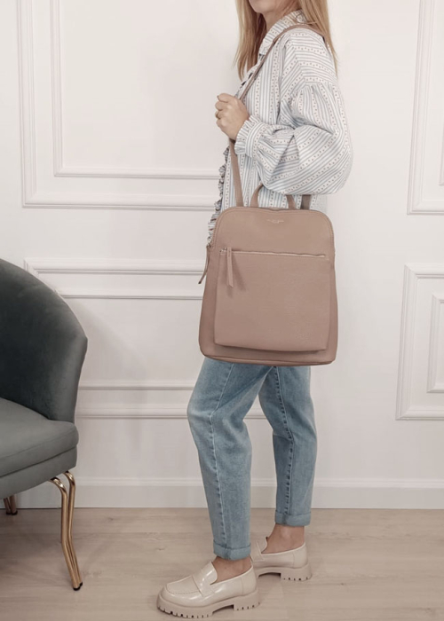 Rucsac bej taupe 2 in 1 Flora&CO F6780 119 [4]