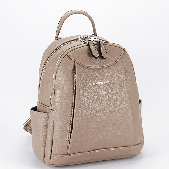 Rucsac bej taupe casual 8008 119 [2]