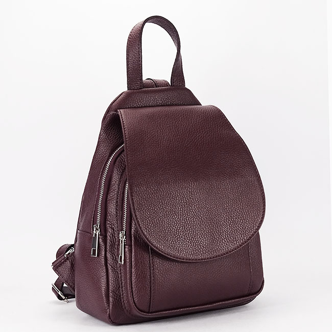 Rucsac bordo din piele naturala 8906 122 [3]