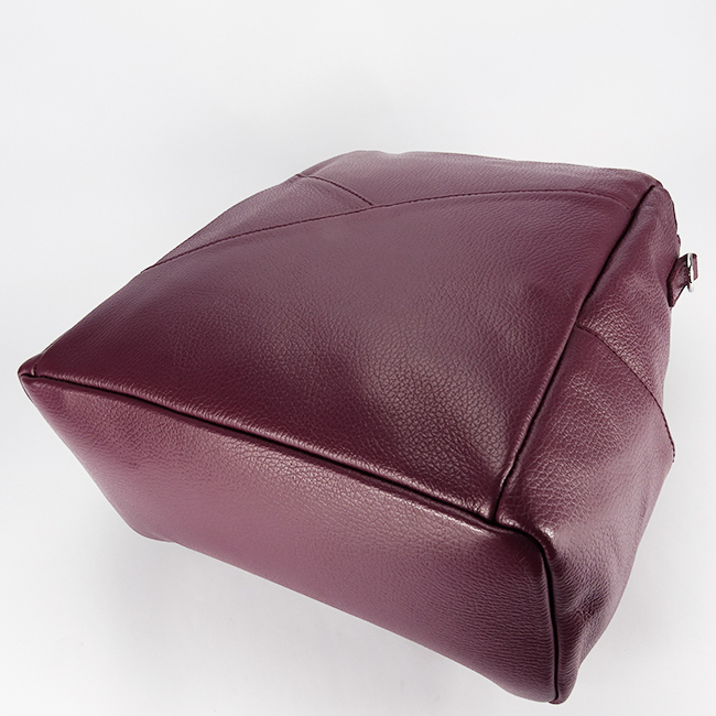 Rucsac burgundy din piele naturala 8918 122 [6]