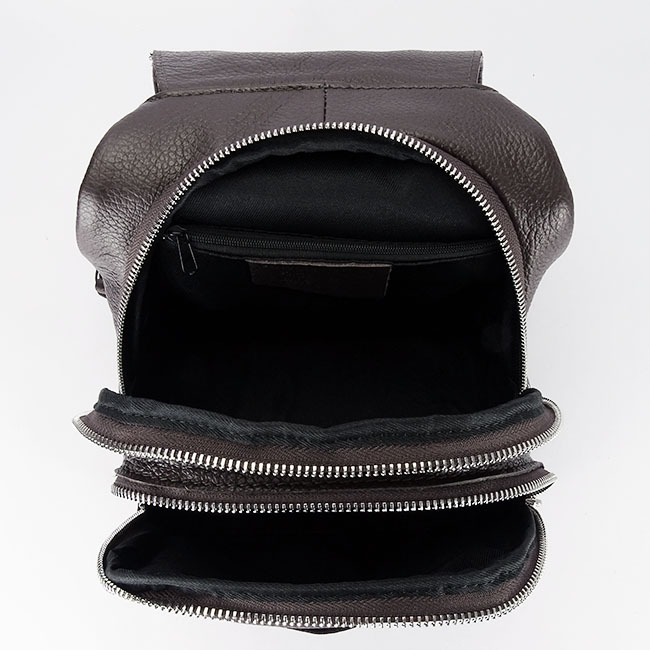 Rucsac cafeniu din piele naturala 8906 122 [7]