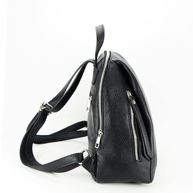 Rucsac negru din piele naturala 1506 121 [3]