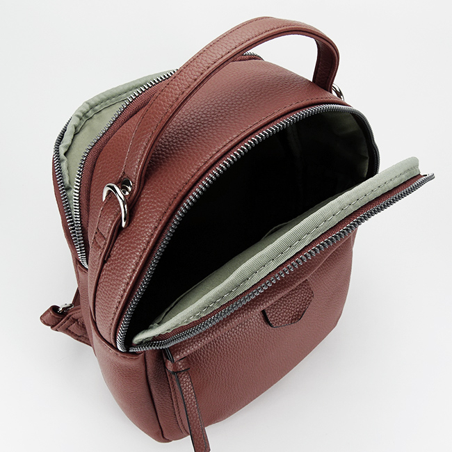 Rucsac caramiziu convertibil in geanta F3606 18 [7]
