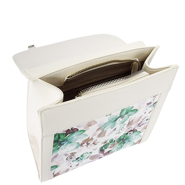 Rucsac crem cu imprimeu floral DHJ731-3 M11 [7]