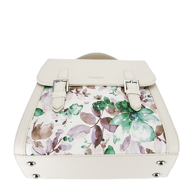 Rucsac crem cu imprimeu floral DHJ731-3 M11 [5]