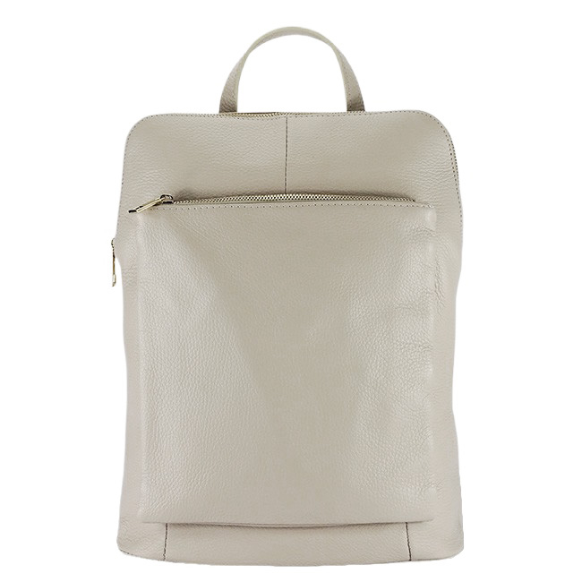 Rucsac crem din piele naturala 2 in 1 1441 123