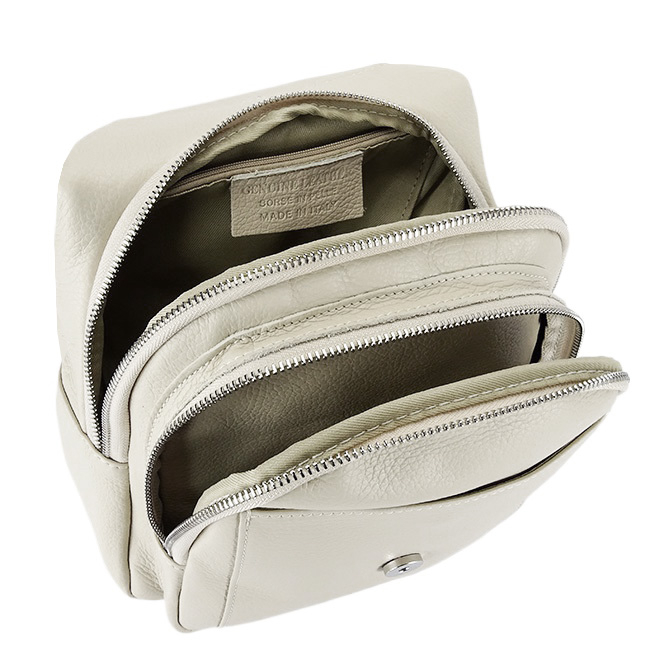 Rucsac crem din piele naturala 8906 122 [8]