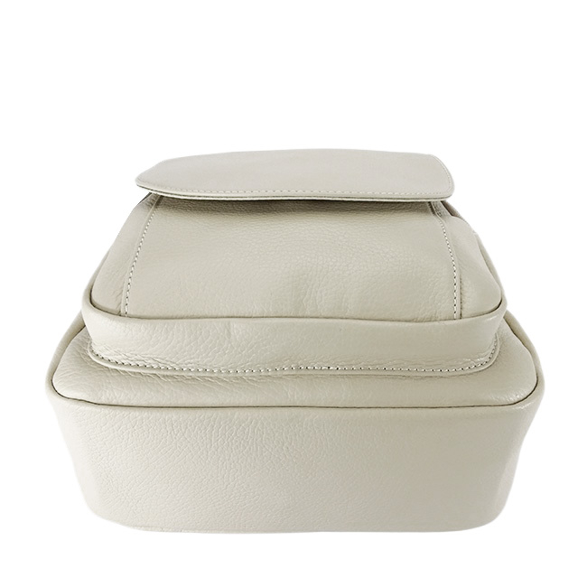 Rucsac crem din piele naturala 8906 122 [6]