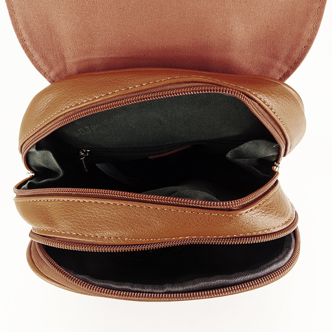 Rucsac David Jones cognac Lea 119