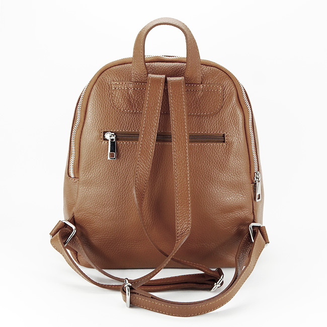 Rucsac din piele naturala 1506 121 Camel [4]