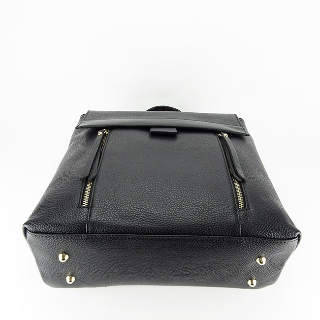 Rucsac din piele naturala 8941 124 Negru [4]