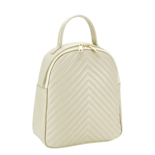 Rucsac din piele naturala 8955 121 Crem [2]