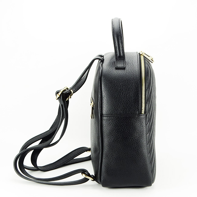 Rucsac din piele naturala 8955 121 Negru [3]