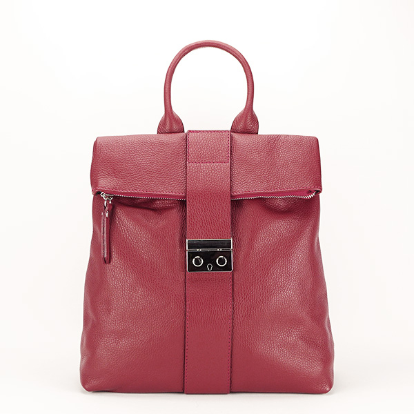 Rucsac din piele naturala bordo sonia