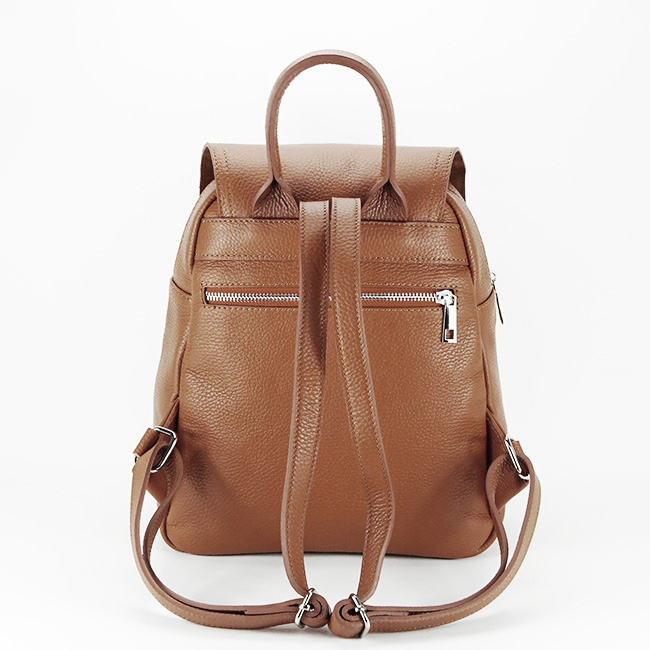 Rucsac din piele naturala Veronica 123 Camel [4]