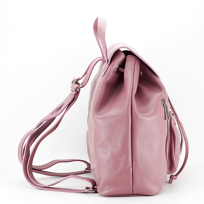 Rucsac din piele naturala Henriette 122 Roz [3]