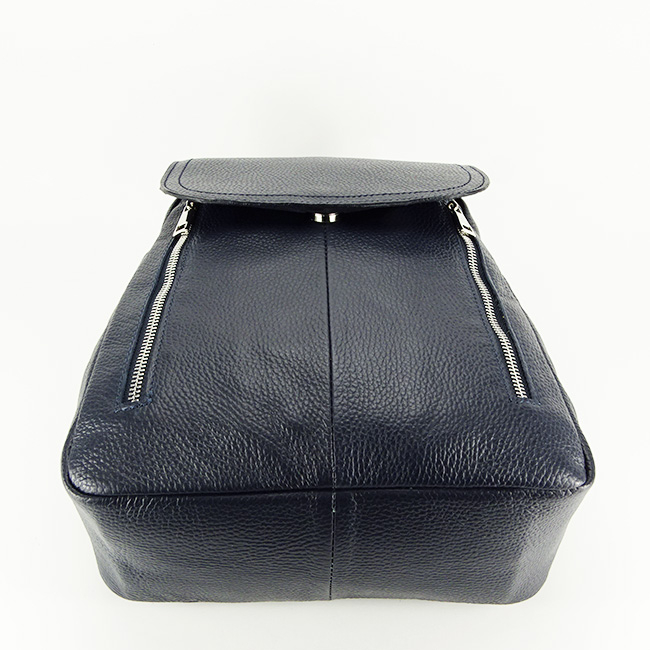 Rucsac din piele naturala Veronica 123 Bleumarin [5]