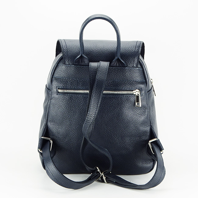 Rucsac din piele naturala Veronica 123 Bleumarin [4]