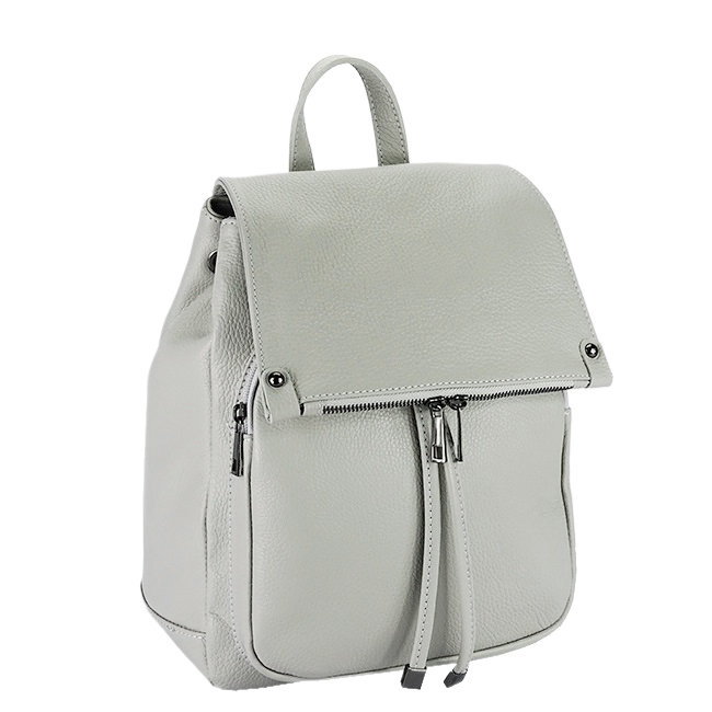Rucsac gri din piele naturala 8914 M6 [2]
